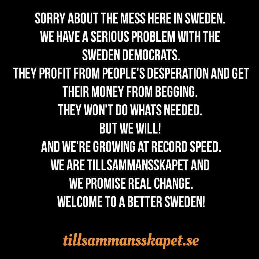 KlaggetNU's tweet photo. Kan man annat än älska Tillsammansskapet! https://t.co/FK0jV0ac09 http://t.co/oZGJAij7WG