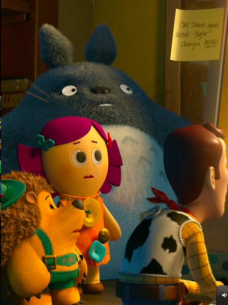 totoro toy story 3 peluche