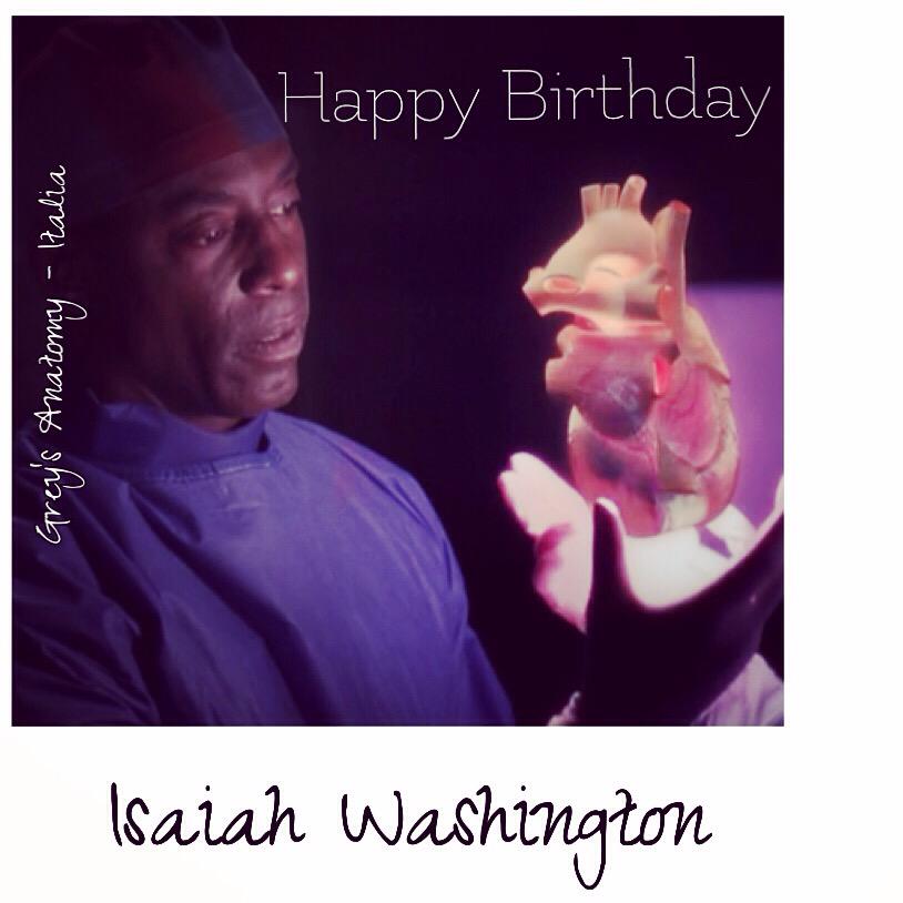 Happy Birthday Isaiah Washington    