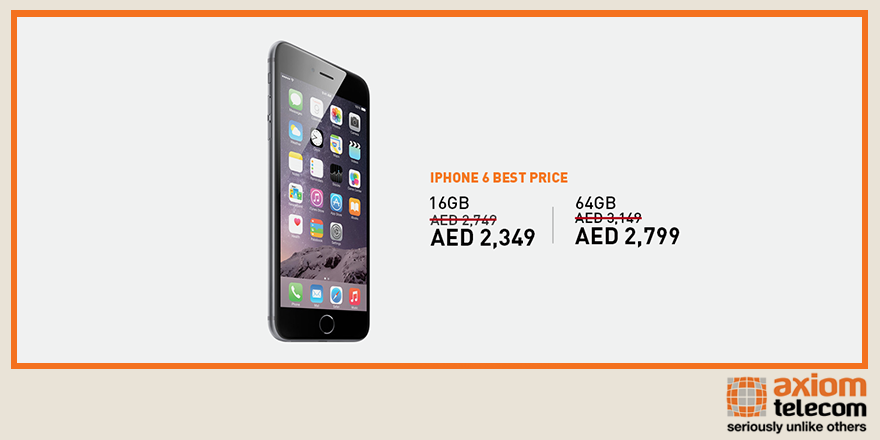 Iphone 6 price in uae axiom