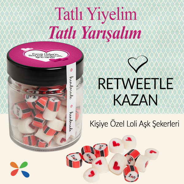Üzerine dilediğin mesajı yaz, aşkını en tatlı şekilde anlat! :) RT!