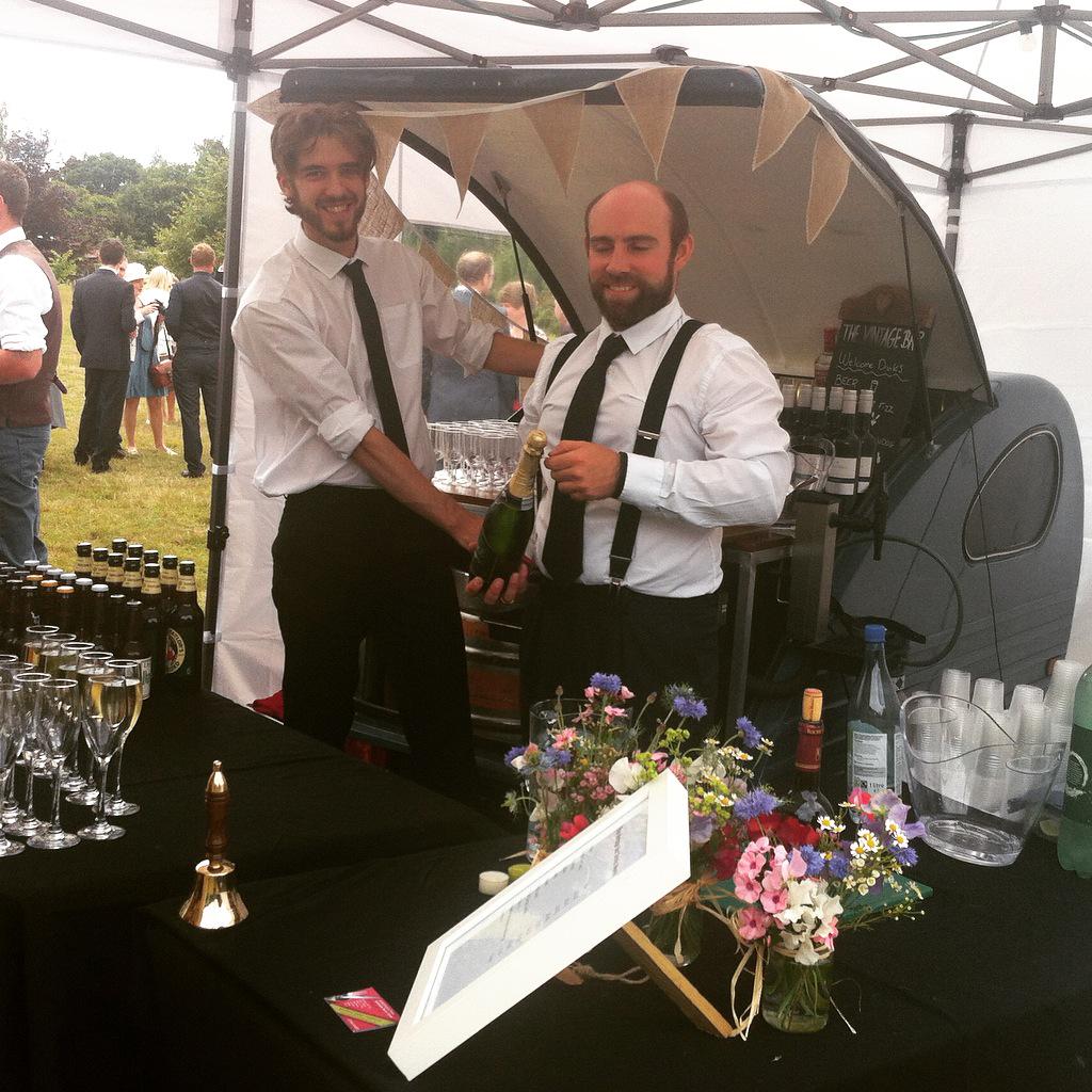 TheVintageBar's tweet photo. @DoomBarBeer Your tasty beer was the most popular at the #Wedding we catered for this weekend! @JacquelineWise1 #beer http://t.co/vsaPJig1dP
