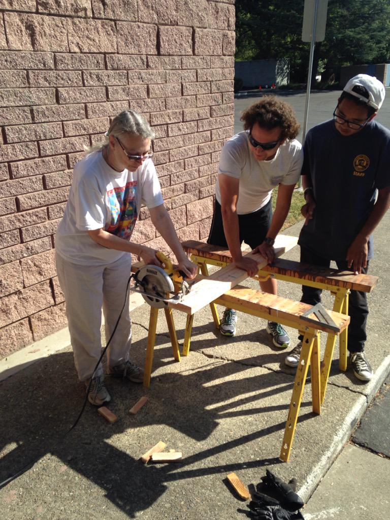 SSPStockton's tweet photo. Learning to use tools at the safety presentation! #sspconstruction #SSPstocktonwk6 http://t.co/hBh7x2t2cv