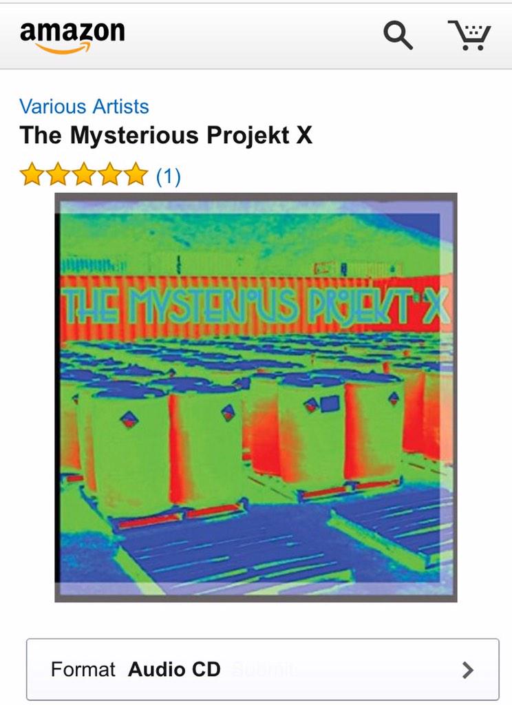 PotshotRecords's tweet photo. 🔌 #grabYourCD our Mysterious Projekt X 💿 avail @amazon http://t.co/gxgJuhnW7o #factoryfast #amazonCD #projektX http://t.co/VqQRT7Qxkw