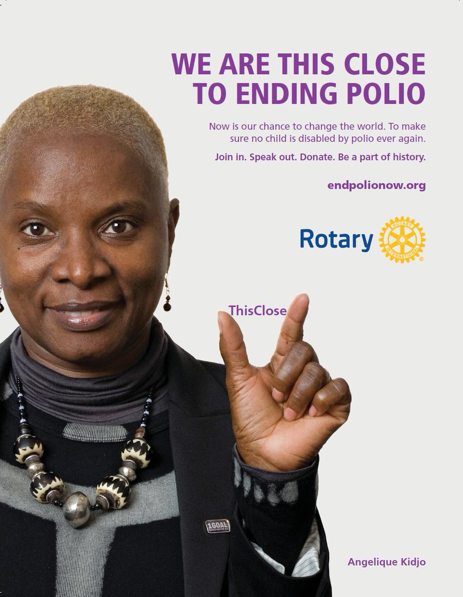 Rotary's tweet photo. Our Polio Ambassador @AngeliqueKidjo shares her support for the fight to #endpolio with @BET. http://t.co/YVLf3beuXw http://t.co/dn81Fv9XSC