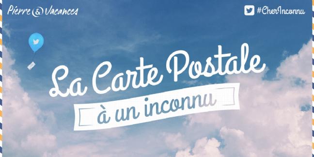 AurelieCoudouel's tweet photo. .@Pierre_vacances envoie des cartes postales à des inconnus http://t.co/AAYg5HQmbZ via @Emarketing_fr #CherInconnu http://t.co/Ucn6APcg9a