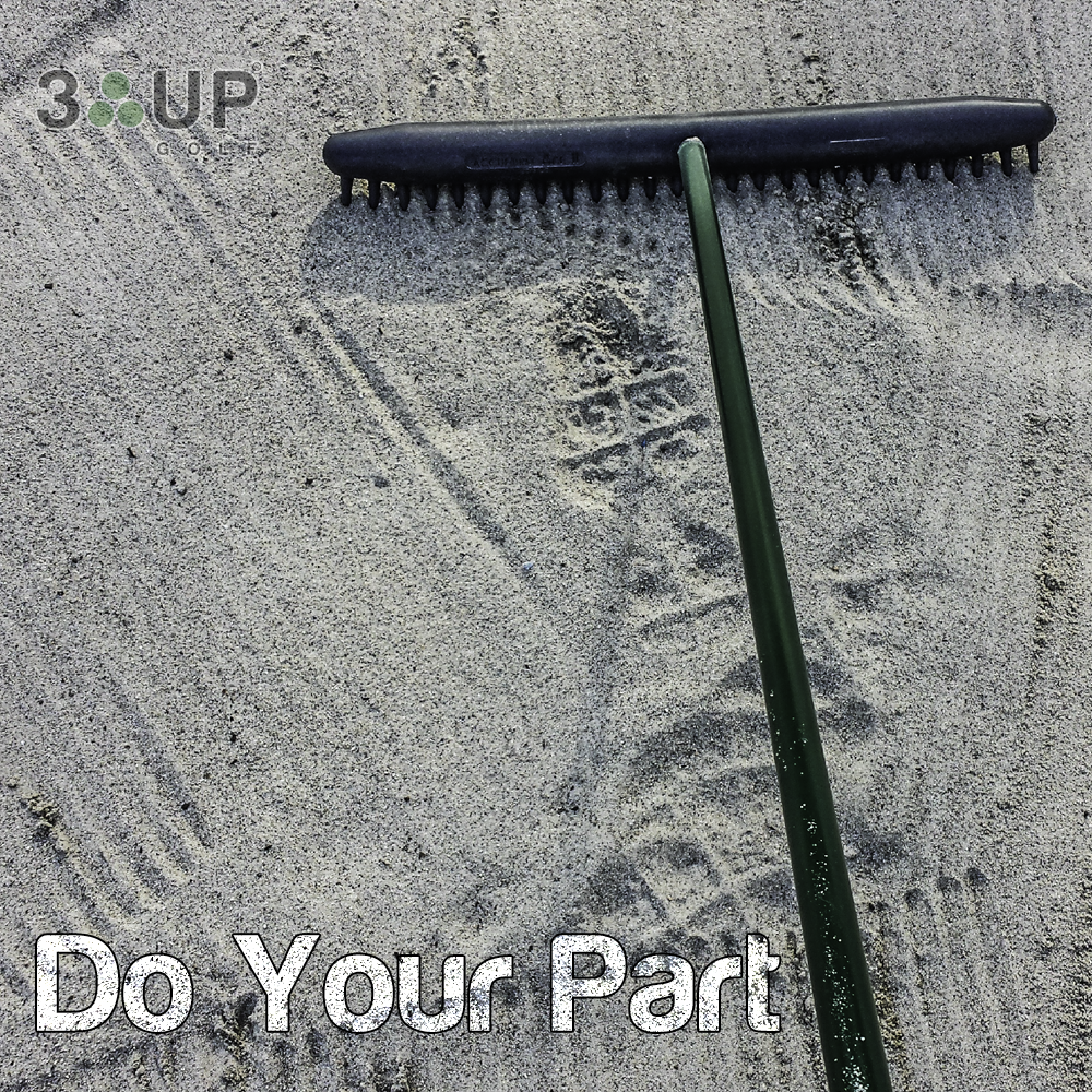 3upgolf's tweet photo. Do your part. Leave the #golf course in better condition than when you played it. http://t.co/KT9tH9ea4a
