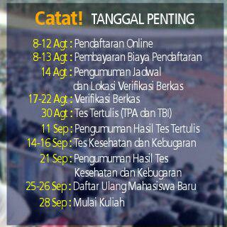 jangan lupa dicatat ya tanggalnya, semangat calon generasi pertama pknstaners!!!