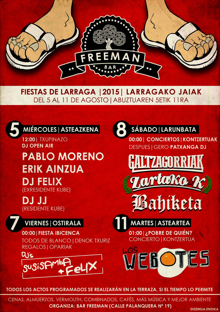 BADATOZ LARRAGAKO JAIAK!