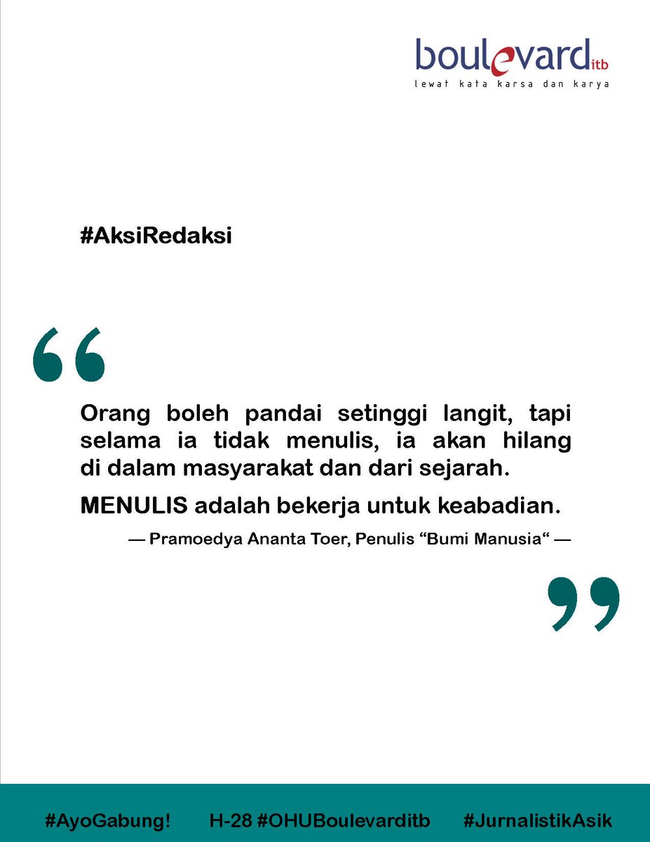 Boulevard ITB tweet media
