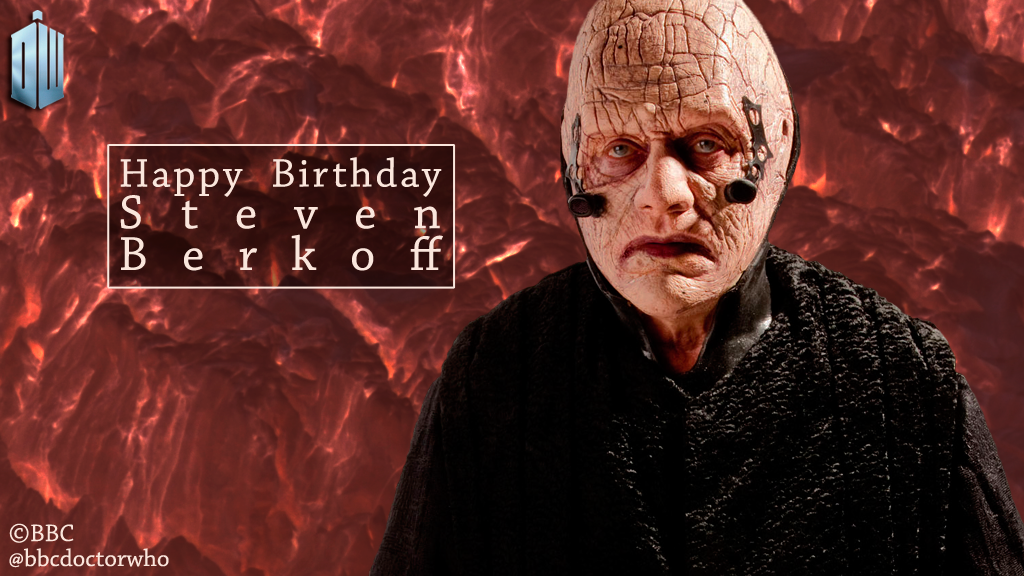   bbcdoctorwho: Happy birthday to the Tallyman himself, Steven Berkoff! 
