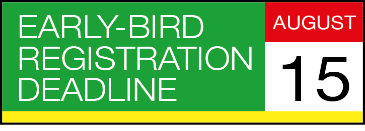 NIRBrazil's tweet photo. The early-bird registration deadline is almost here, make sure you register before 15th August! http://t.co/1UWcF2BOYc