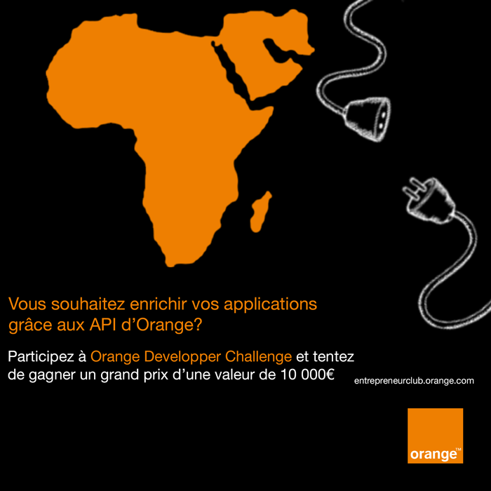OrangeCare_CMR's tweet photo. Participez au #OrangeDevChallenge et tentez de gagner plusieurs lots; à vos marques, prêts, développez! http://t.co/vuTrHIXOQ6