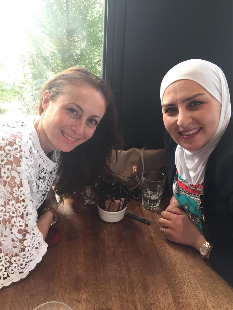 Meeting with the exceptional Jordanian successful lady <a href="/nisreen_shocair/">Nisreen Shocair</a> Great support for <a href="/printati/">Printati.com</a> work &amp; ambitions