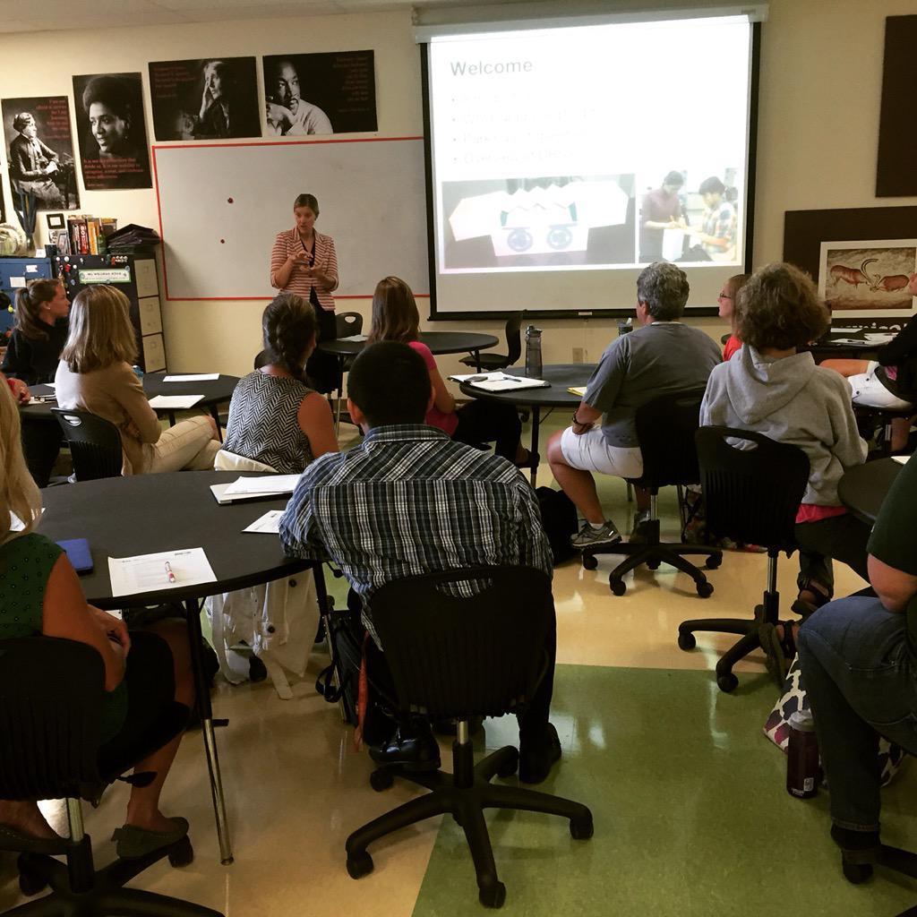 Dayton_STEM's tweet image. @Dayton_STEM Training Center Residency and @wrightstate Connected Math workshop going on today at DRSS! #OSLN #STEM