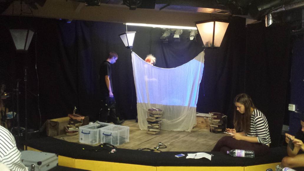 back2blackbrick's tweet photo. Getting into @ThePleasance! http://t.co/p3ItbRkDI7