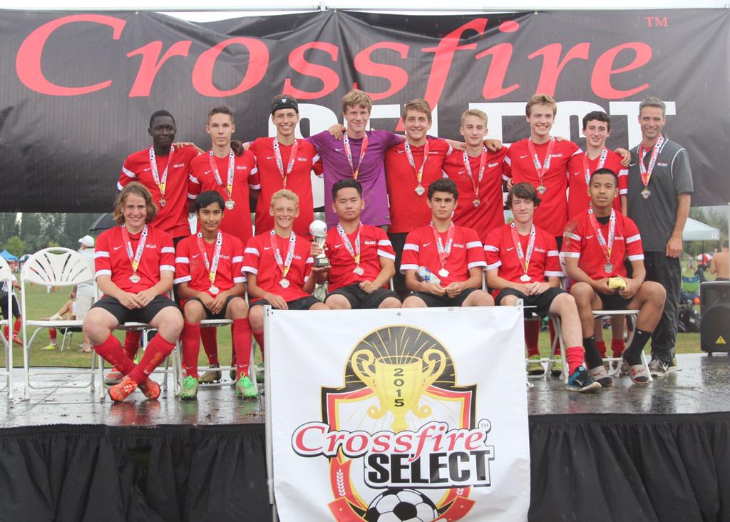 CrossfireSelect's tweet photo. #CrossfireSelectCup Finalists @CrossfireSelect Taylor U16 - Gold division. Well played boys! http://t.co/ivS8R49RUg