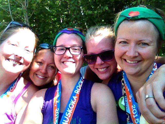 DLDigiacomo's tweet photo. The Sassy Sista's took part in the 2015 Muskoka Rocks Camp Ooch run yesterday! Great camp, family, day and run!! http://t.co/BdslWfwxLw
