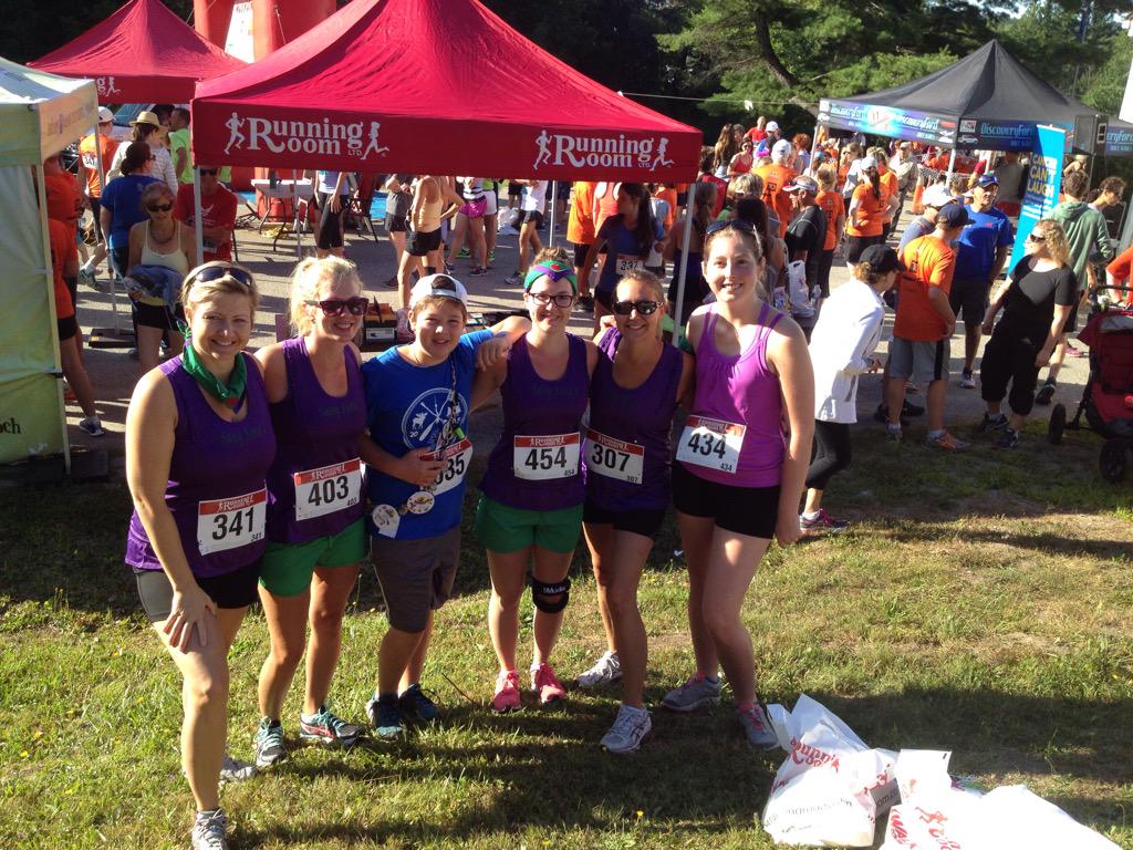 DLDigiacomo's tweet photo. The Sassy Sista's took part in the 2015 Muskoka Rocks Camp Ooch run yesterday! Great camp, family, day and run!! http://t.co/BdslWfwxLw