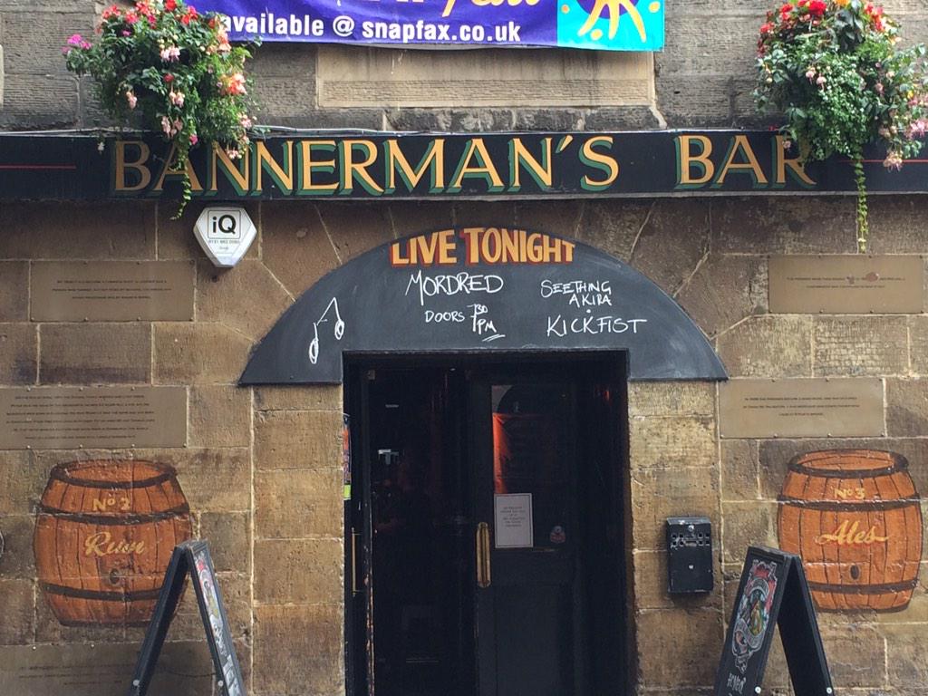 KICKFIST's tweet photo. Get ready Edinburgh! @MordredBand, @SEETHINGAKIRA and @KICKFIST live tonight at @BannermansBar! Let's get messy! http://t.co/paVbiYznja