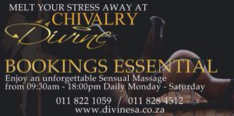Sensual massage from 09h00 - 18h00