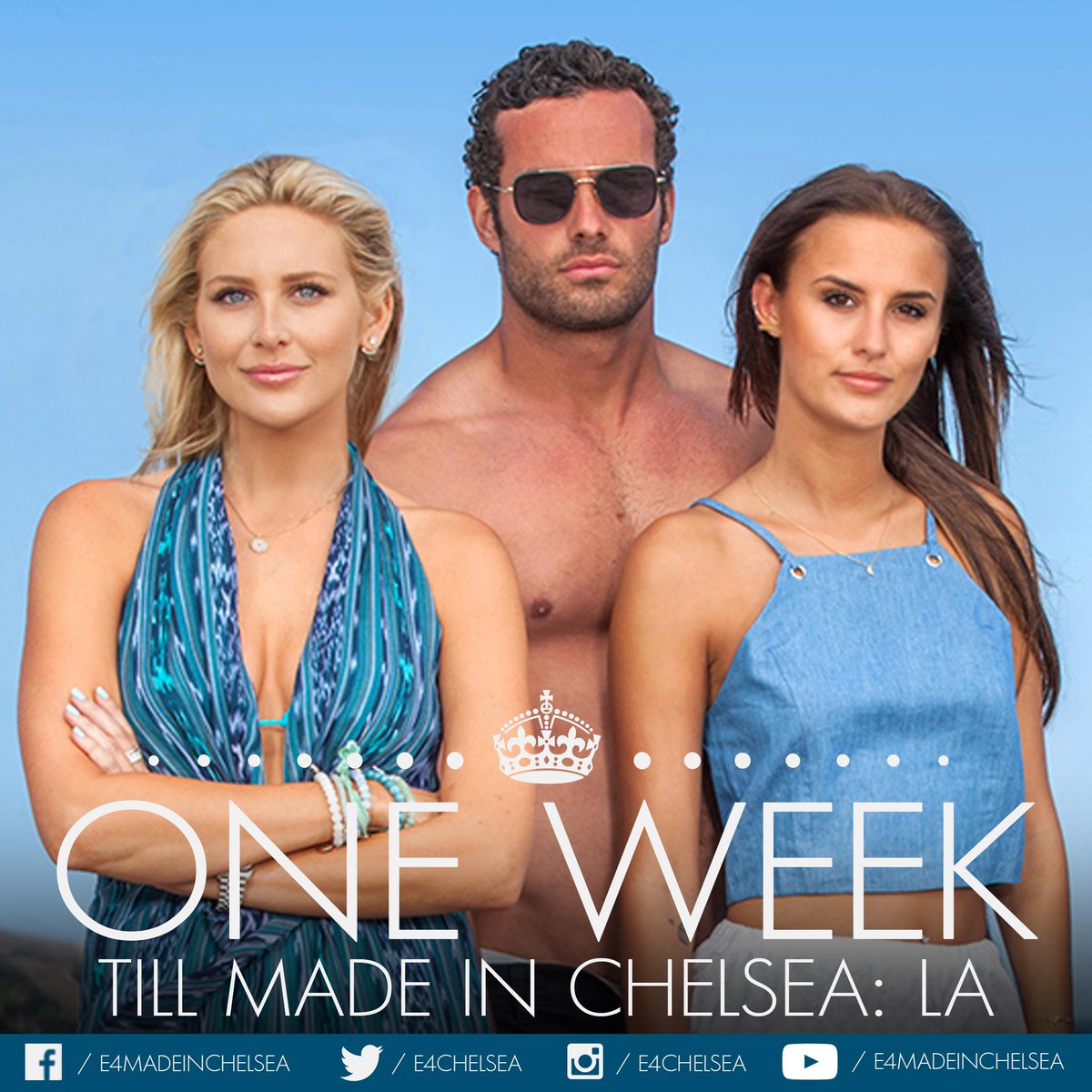 E4Chelsea's tweet photo. The countdown has officially begun! Only 7 days to go until #MiCLA!! #MadeInChelsea http://t.co/kmg6enpAYT