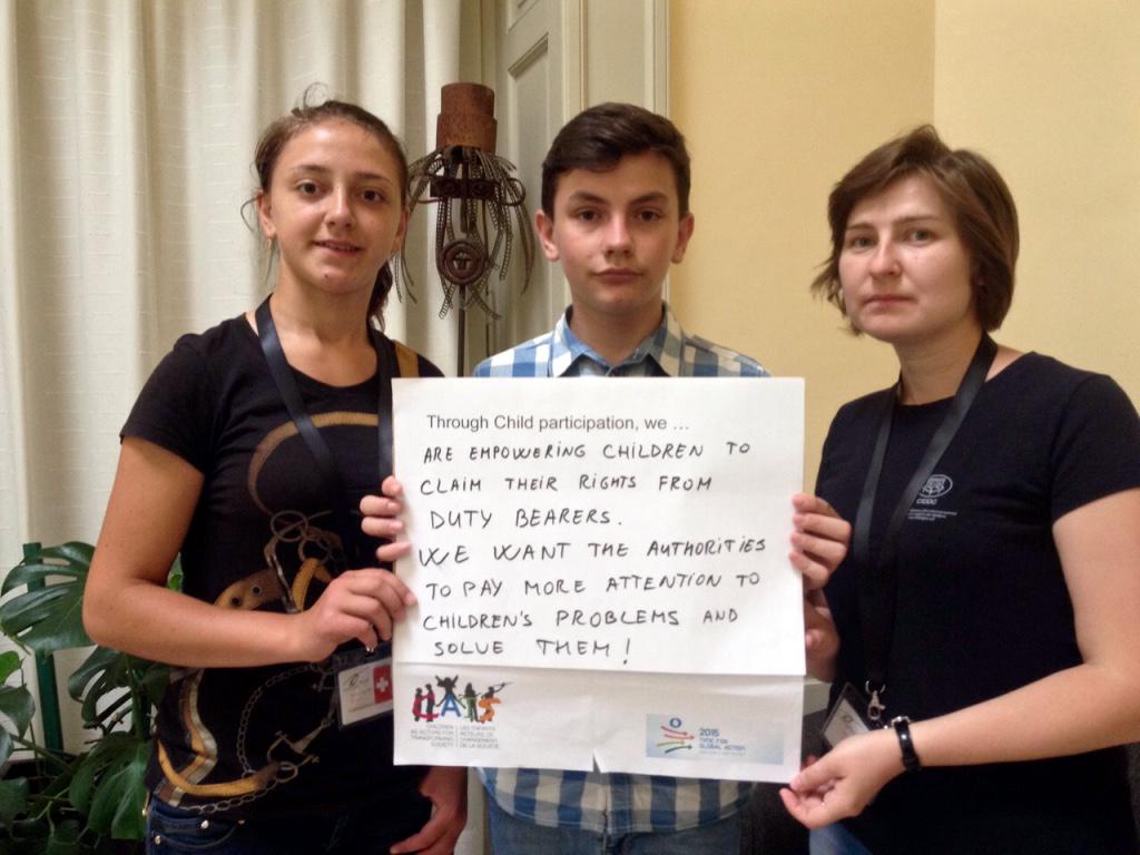 CATS_Caux's tweet photo. Children should be at the heart of policies and discuss them. #CATS15 #Action15 @SustDev #SDGs #WhatYouthWant http://t.co/1WHDRsCT7N