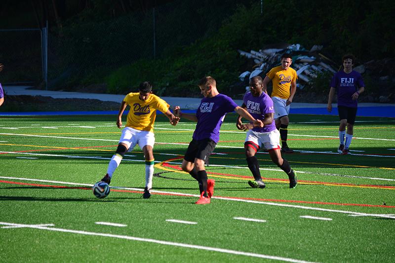 Kettering <a href="/EIA_Delts/">Kettering Delts EI-A</a> &amp; <a href="/KETTERINGPHIGAM/">Kettering FIJI A-Section</a> had a quick scrimmage to test #AtwoodStadium turf last week.