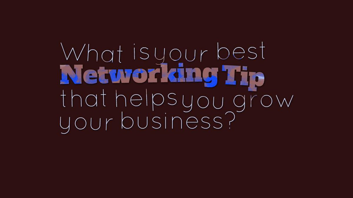 EdgePackaging's tweet image. What is your best "Networking Tip" that helps you grow your business?