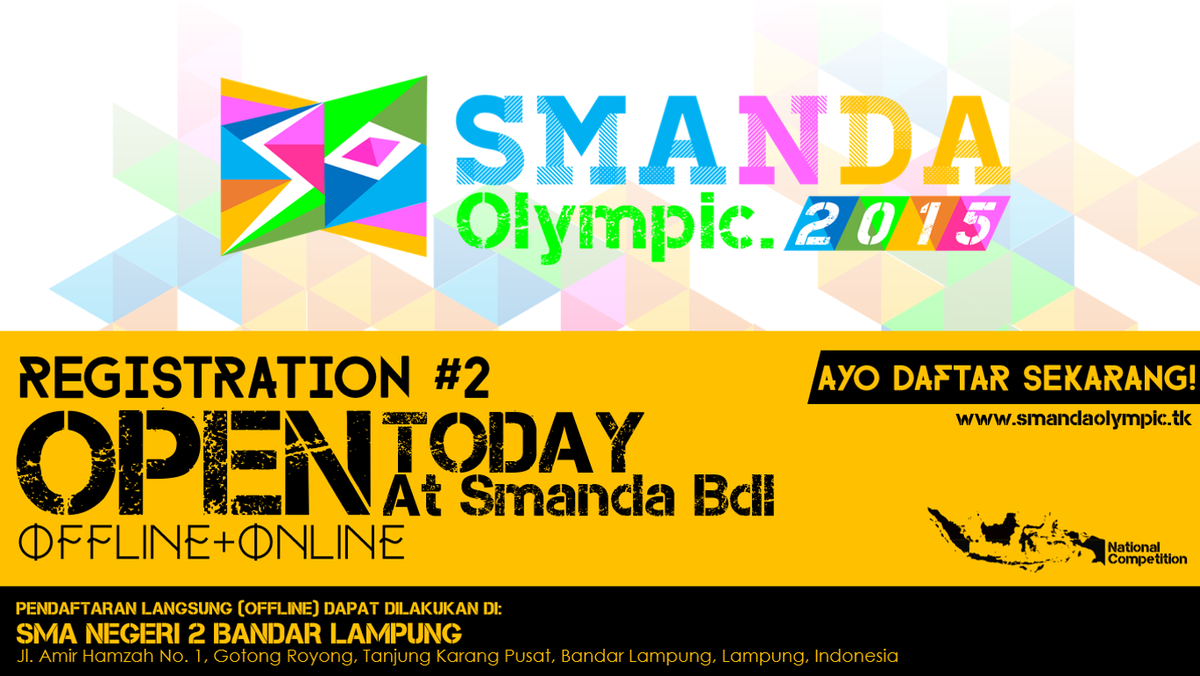 Let's Join Us! Smanda Olympic 2015 A National Competition <a href="/osissman3_bdg/">OSIS SMAN 3 BANDUNG</a> <a href="/osis6bdg/">OSIS SMAN 6 Bandung</a> <a href="/OSISSMAN18/">OSIS SMAN 18 BANDUNG</a> @osis_sman19bdg