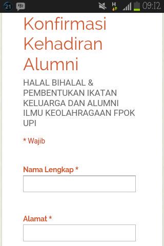 Ditunggu konfirmasi kedatangan untuk semua alumni di acara #IKAIKOR #HALALBIHALAL 08-08-15 
goo.gl/forms/jRiVgfGn…