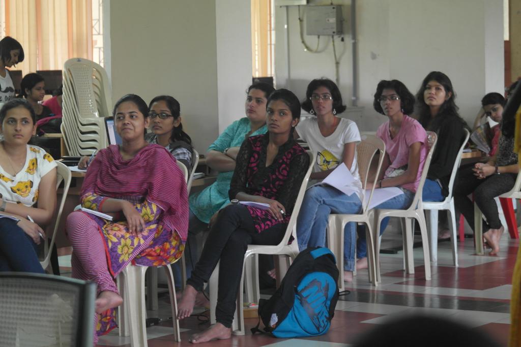 Students at the Python Workshop.
#Sndt #Python #DigitalIndia