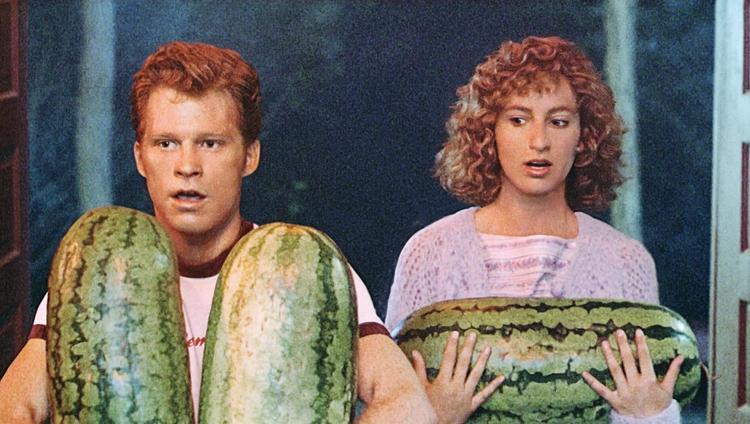 RottenTomatoes's tweet photo. "I carried a watermelon." Happy #NationalWatermelonDay! http://t.co/IWDFHXHp6x