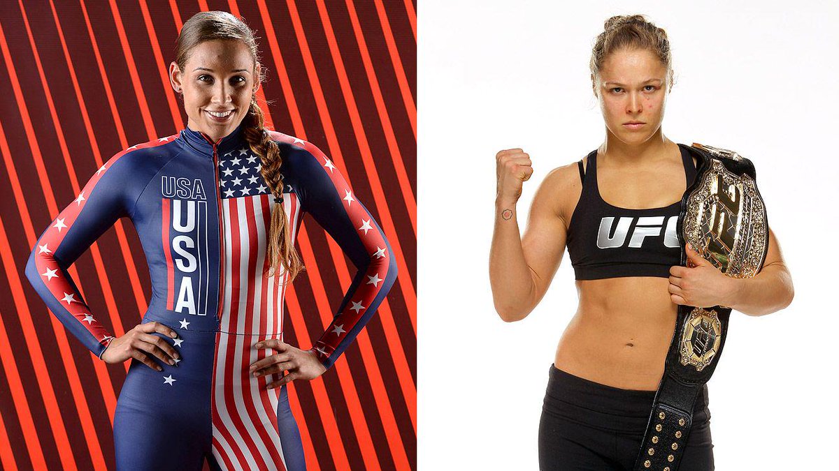 Lolo Jones joked that she'd last a minute against Ronda Rousey, and he...