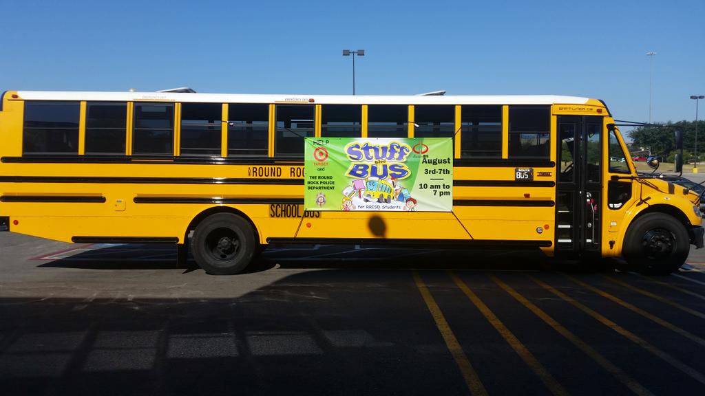 Partnership with RRPD helps provide school supplies for kids #Stuffthebus #Bestincommunity @crowderabby1