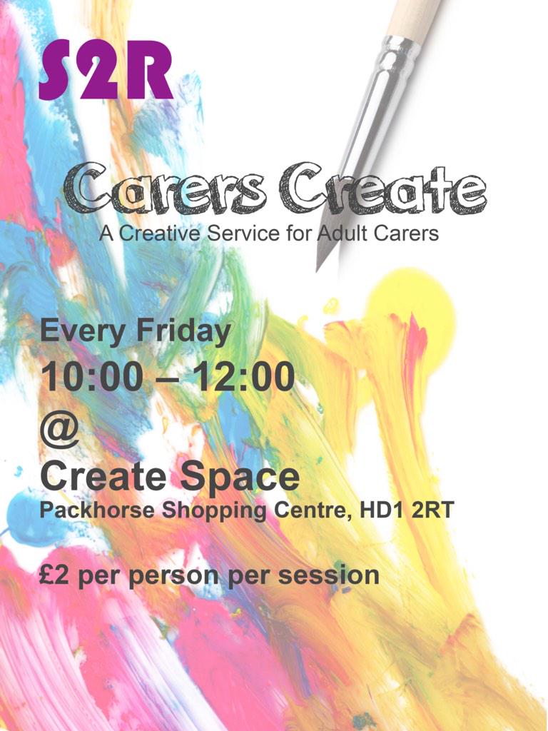 CreateSpaceS2R's tweet photo. @cathyburgerhudd -could you help us promote some of our latest sessions please @BBCGetCreative #hff15 #Huddersfield http://t.co/w0WsAQLIgU