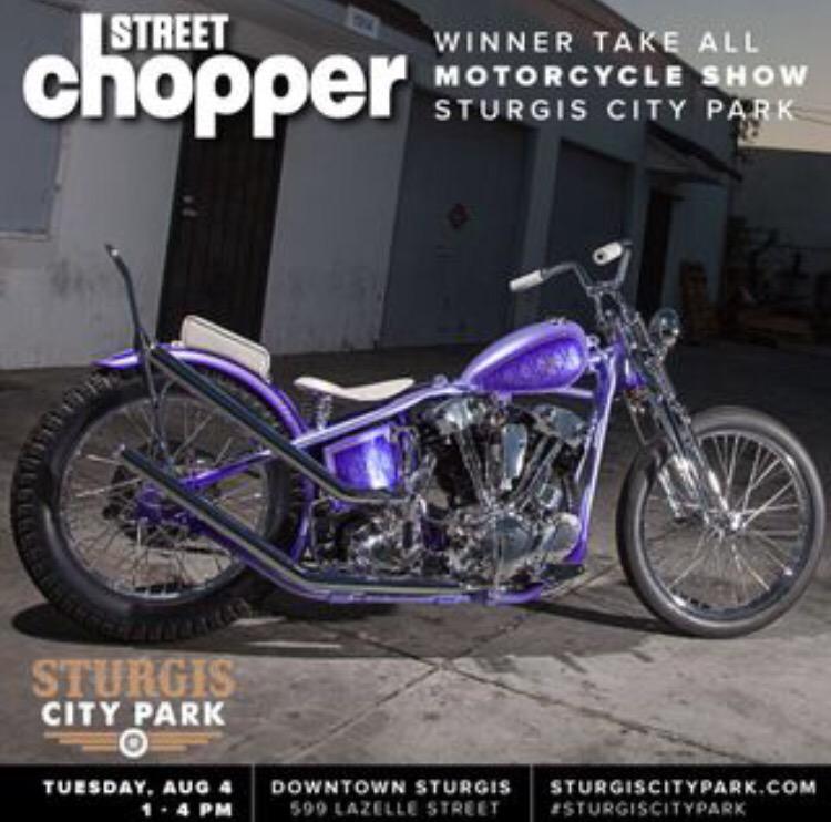 SturgisCityPark's tweet photo. The @Street_Chopper starts tomorrow Aug. 4-6th 1pm - 4pm. This is a "Winner Take All" #SturgisCityPark http://t.co/zGVEdw8eIJ