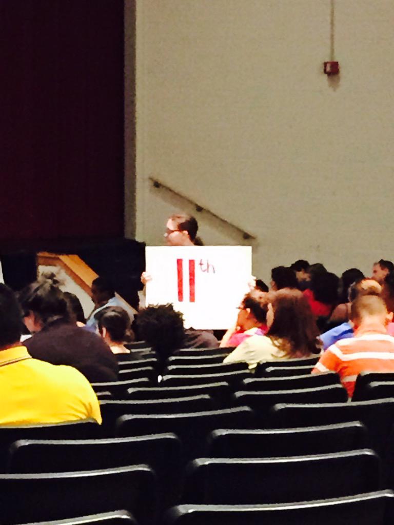 2017_TIGERS's tweet photo. Newcomer Orientation! http://t.co/0N8zRwi442