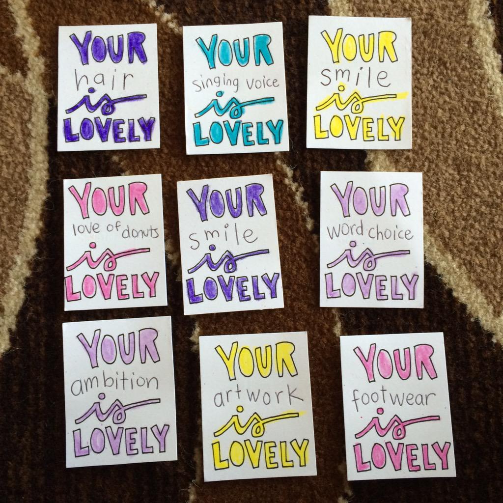 KathyEllenDavis's tweet photo. And lots of lovely things for #LA15SCBWI #notesofcheer too. http://t.co/KyYwMiJkQA