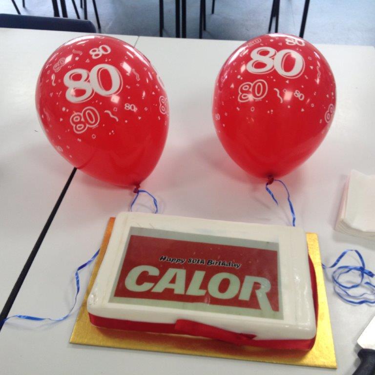 officialcalor's tweet photo. We've been celebrating our 80th across the network today, here's one of the fantastic cakes from Saxham Calor Centre http://t.co/iL09iTCUtA