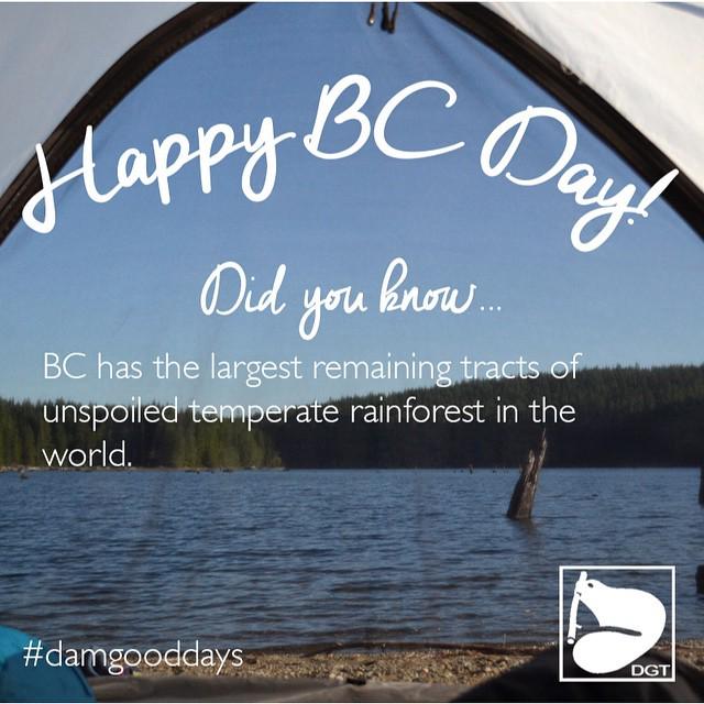 damgoodtrips's tweet image. Happy BC Day! #BCDay #HappyBCDay #BCLongWeekend #DamGoodDays #ExploreBC #ExploreCanada #tr… ift.tt/1MHY3Cc