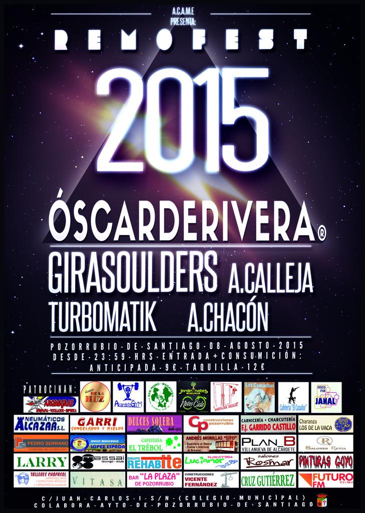 Remofest14's tweet photo. Tenemos muchas ganas de R E M O F E S T !! @oscarderivera @turbomatiklive http://t.co/FBjZzggvPY