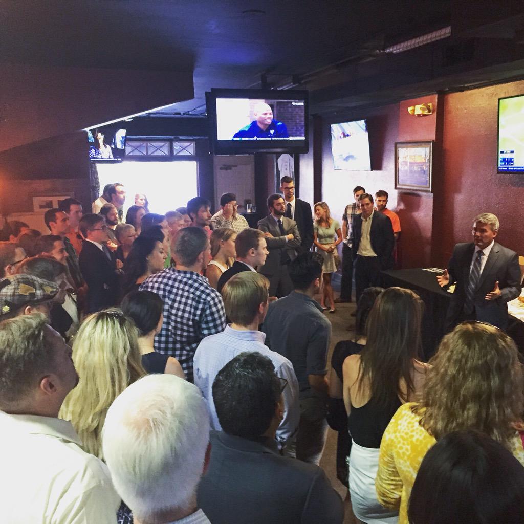 dmyr's tweet photo. Thank you to everyone who came out to our #DCtoDenver happy hour with @SenCoryGardner Friday night! http://t.co/CJkvbYxD7s