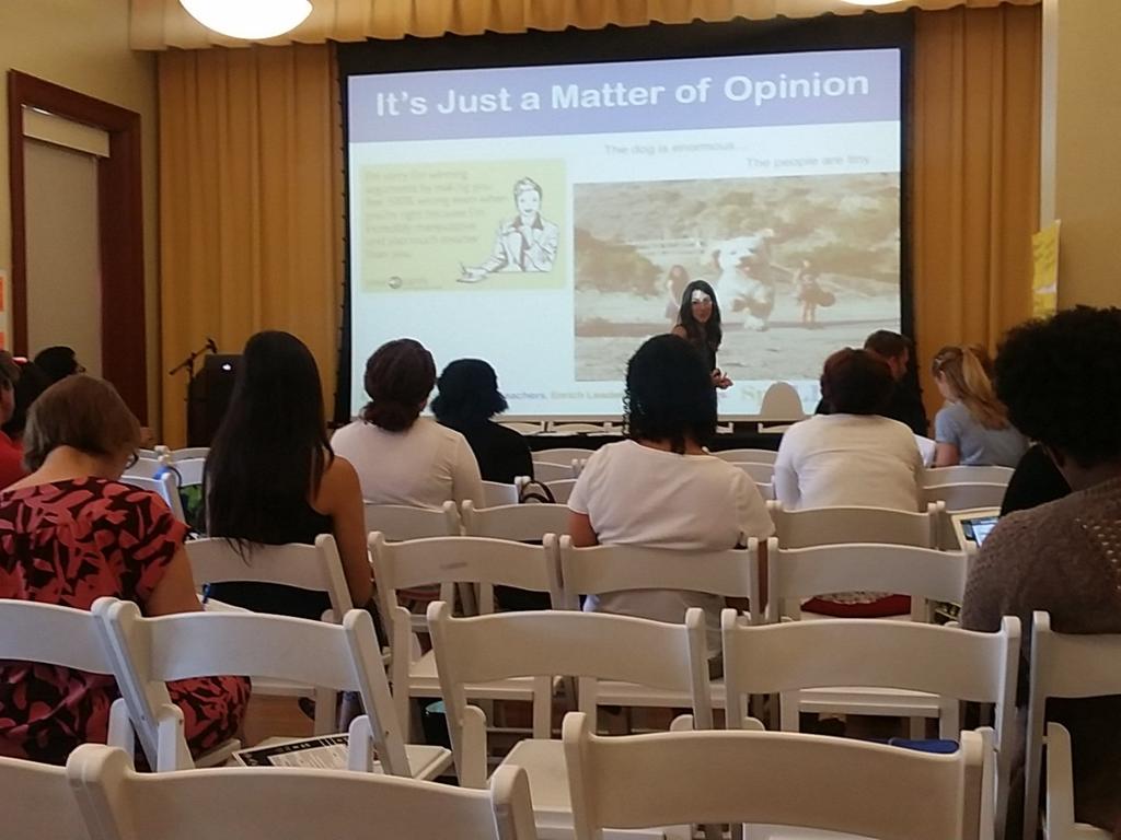 SpELLigent's tweet photo. Alicia delivering Writing in the Content Areas. #ellchat #spelligent #OSSEELLInstitute. http://t.co/dBTgYSqFA2