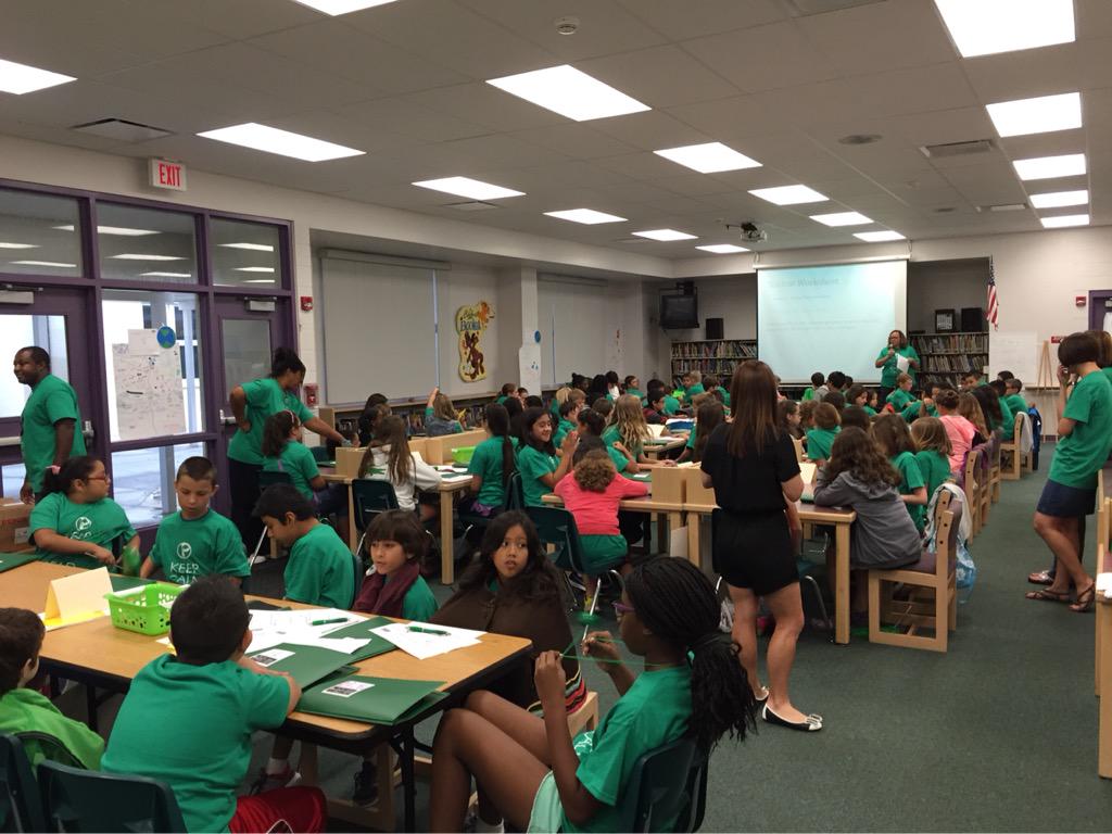 Fifth graders at SOES are working today on learning to leverage strengths, leadership &amp; problem solving skills.