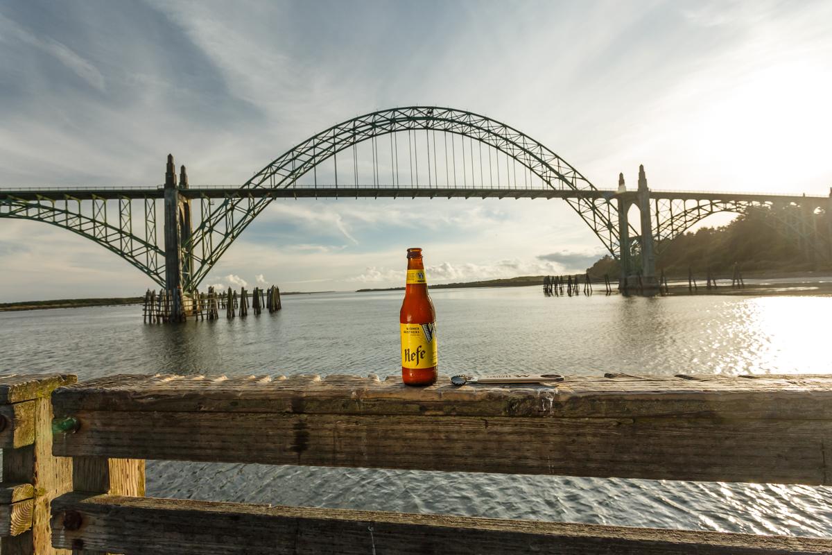 Toasting the golden hour in Newport. #OregonIsAwesome