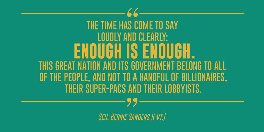 Sen. Bernie Sanders tweet media
