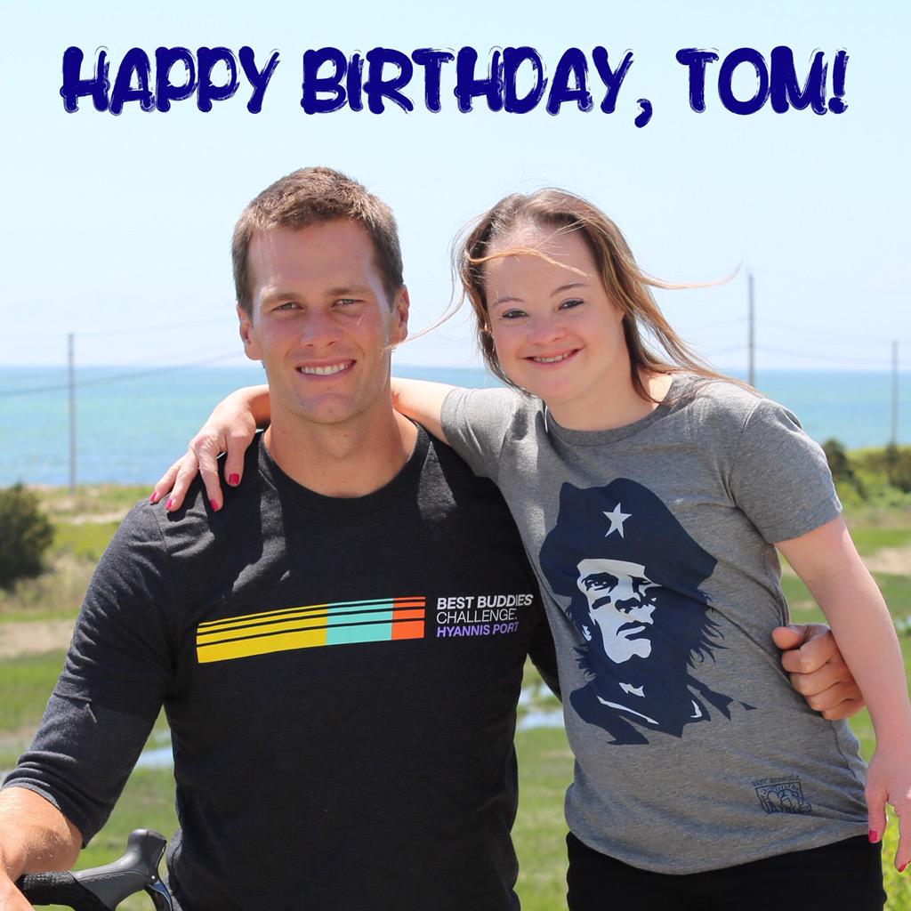 Happy birthday, Tom Brady! You\re an amazing friend to people w intellectual & developmental disabilities. We love u! 