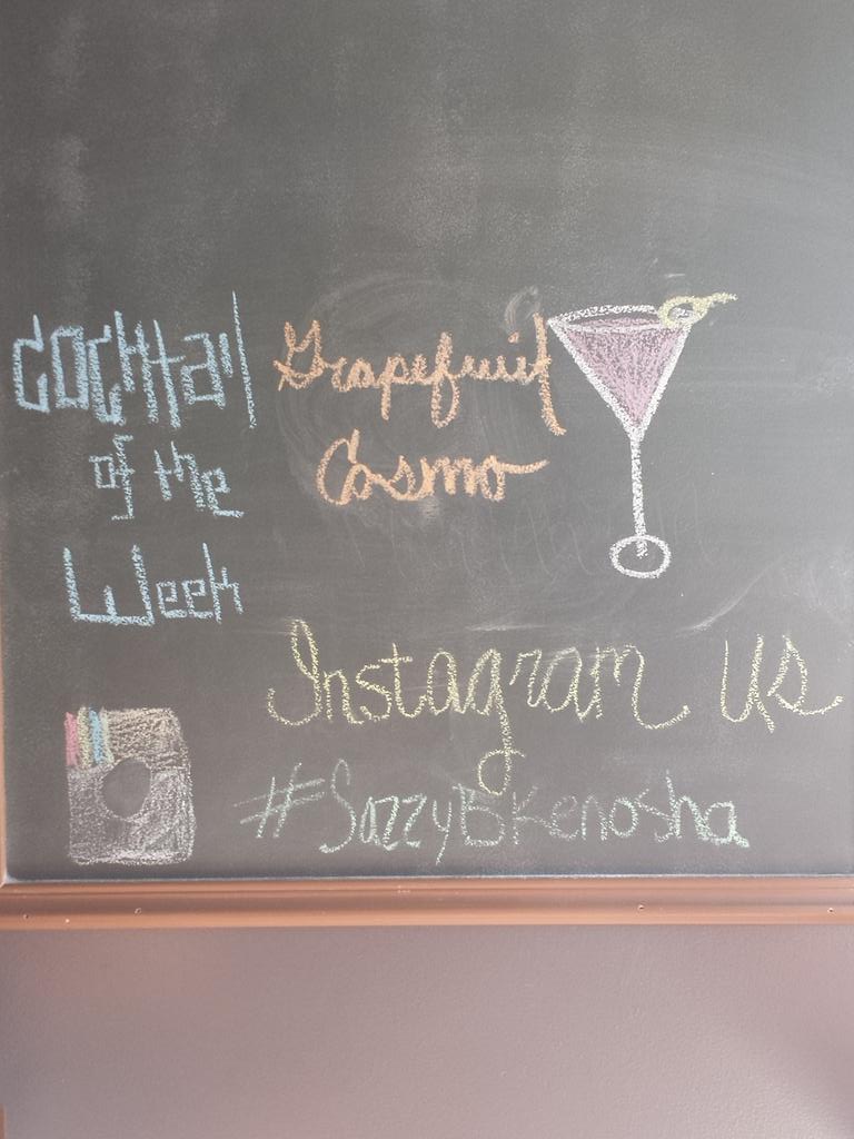 Cool off with this amazing martini of the week... grapefruit cosmo!! And it's half price tonight only!