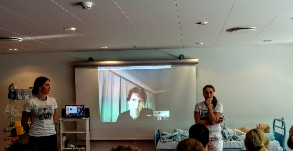 AnaPodlesnik's tweet photo. Great day of workshops at #EMSS15!!
We had the honor to hear from  @SocraticEM about teamwork in ED and #goodtribes http://t.co/Er8WtQWBef